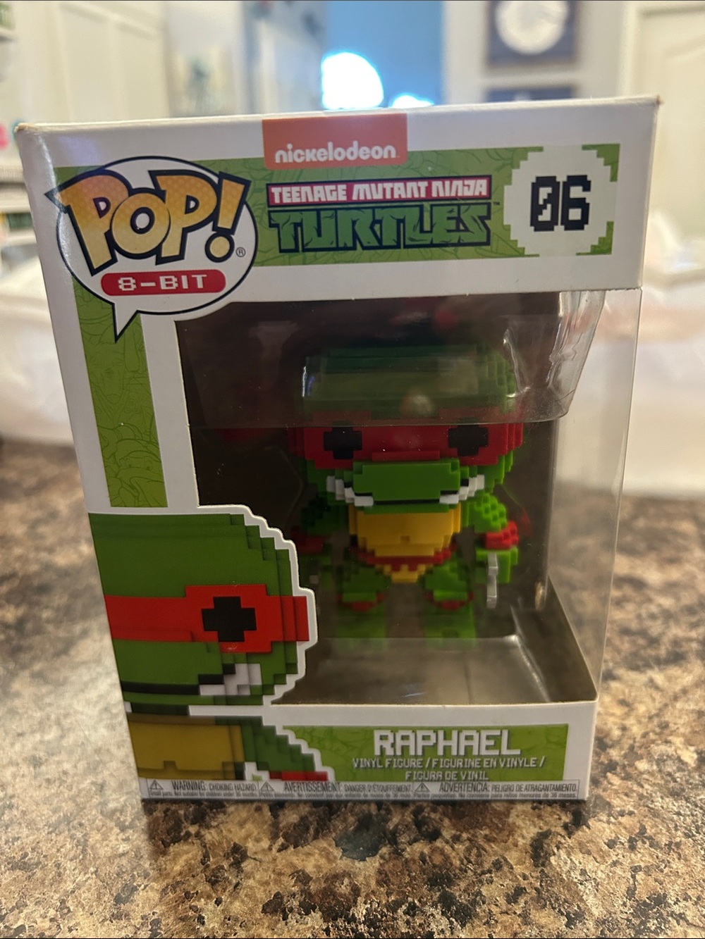 Nickelodeon Teenage Mutant Ninja Turtles Pop! 8-Bit Raphael - Green/Red #06